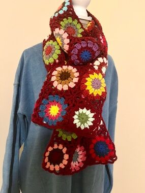 Colorful Crochet Scarf